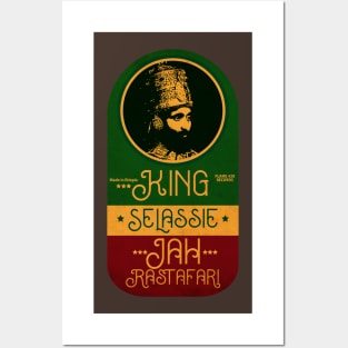 Selassie I Jah Vintage Label Posters and Art